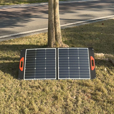 100W কালো নমনীয় সৌর প্যানেল MSDS UN38.3 ভাঁজযোগ্য সৌর প্যানেল