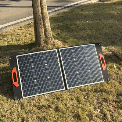 100W কালো নমনীয় সৌর প্যানেল MSDS UN38.3 ভাঁজযোগ্য সৌর প্যানেল