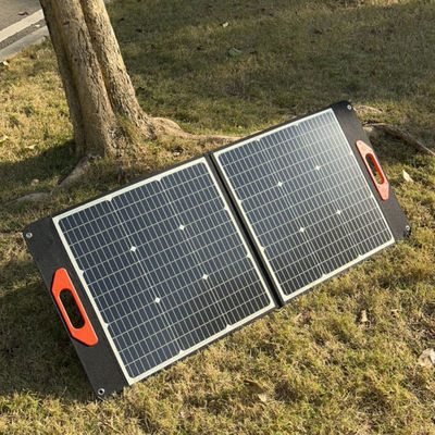 100W কালো নমনীয় সৌর প্যানেল MSDS UN38.3 ভাঁজযোগ্য সৌর প্যানেল