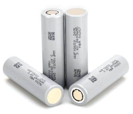 লো টেম্প 18650 রিচার্জেবল ব্যাটারি 3000mAh 2600mAh সিলিন্ডারিকাল লি-আয়ন ব্যাটারি