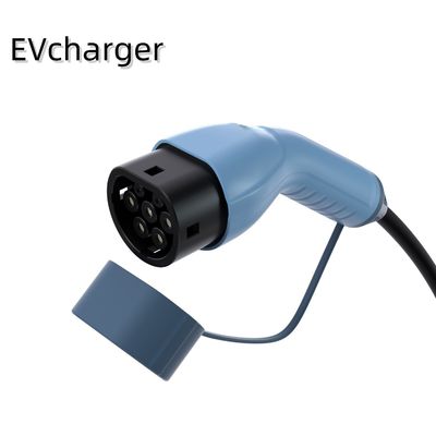 নীল কালো হোম কার চার্জিং স্টেশন 50Hz 60Hz চার্জ পয়েন্ট ওয়াল মাউন্ট