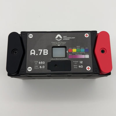 12V 6a লিথিয়াম আয়রন ফসফেট ব্যাটারি A7B জরুরী স্টার্ট ব্যাটারি