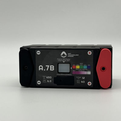 12V 6a লিথিয়াম আয়রন ফসফেট ব্যাটারি A7B জরুরী স্টার্ট ব্যাটারি