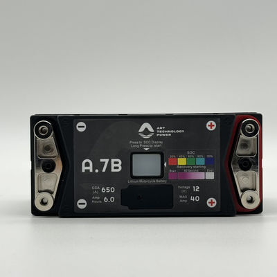 12V 6a লিথিয়াম আয়রন ফসফেট ব্যাটারি A7B জরুরী স্টার্ট ব্যাটারি