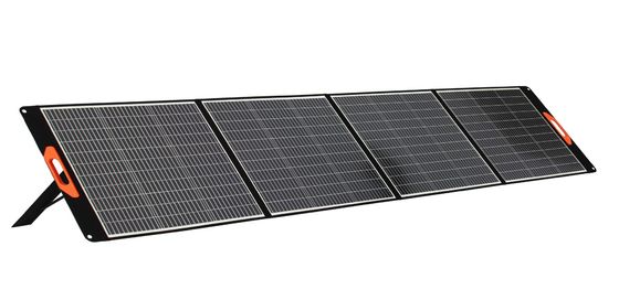 পাওয়ার সাপ্লাইয়ের জন্য সুবিধাজনক 200W আউটডোর একক ক্রিস্টালিন সিলিকন ভাঁজযোগ্য সৌর প্যানেল