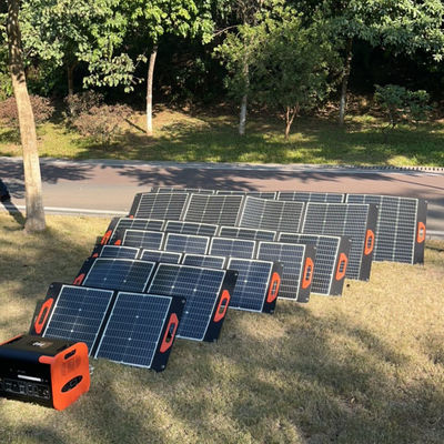 একক স্ফটিক বহনযোগ্য সৌর প্যানেল 300W পাওয়ার ফিল্ম সৌর ভাঁজযোগ্য
