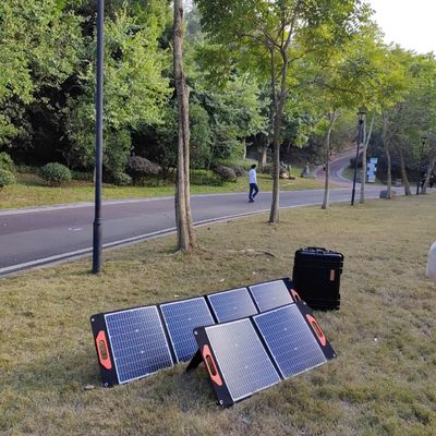 সিই সার্টিফাইড সোলার প্যানেল জেনারেটর 120W ক্যাম্পিংয়ের জন্য পোর্টেবল সোলার প্যানেল