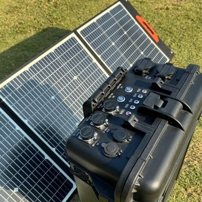 400W ভাঁজযোগ্য সৌর প্যানেল একক সিলিকন ভাঁজযোগ্য সৌর চার্জার