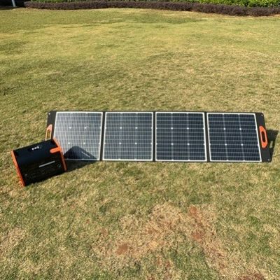 120W পোর্টেবল সোলার সেল ক্যাম্পিং সোলার প্যানেল একক স্ফটিক