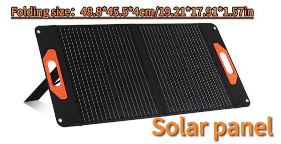 মোবাইল পাওয়ার 60W ভাঁজযোগ্য সৌর প্যানেল 30W * 2PCS সেল এবং বিক্রয়োত্তর পরিষেবা সহ