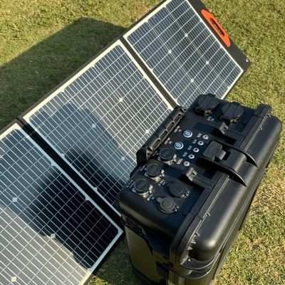 পোর্টেবল ভাঁজ সৌর প্যানেল 19V 5.3A 100w ভাঁজ সৌর প্যানেল