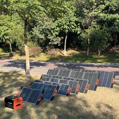 60W 100W 120W কালো সৌর ফটোভোলটাইক প্যানেল 5V 9V 12V 15V এর শিখর মান সহ