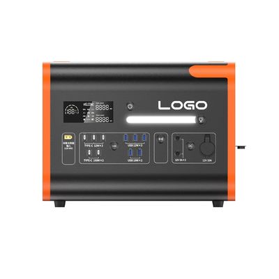 সৌর জেনারেটর 2200W পাওয়ার সাপ্লাই বিশুদ্ধ সাইন ওয়েভ ইনভার্টার সহ পোর্টেবল পাওয়ার স্টেশন
