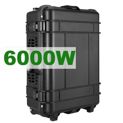 6000W টার্নারি লিথিয়াম ব্যাটারি সৌর জেনারেটর বহিরঙ্গন কার্যকলাপের জন্য বিদ্যুৎ কেন্দ্র