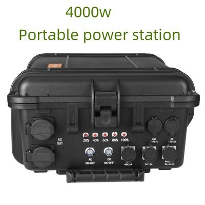 জরুরী অবস্থার জন্য 4000W 220V LiFePO4 মাল্টি-ফাংশনাল মোবাইল পাওয়ার স্টেশন