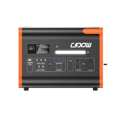 1800W-2400W সৌর চার্জিং জেনারেটর LiFePO4 ব্যাটারি পোর্টেবল মোবাইল পাওয়ার হোম পাওয়ার
