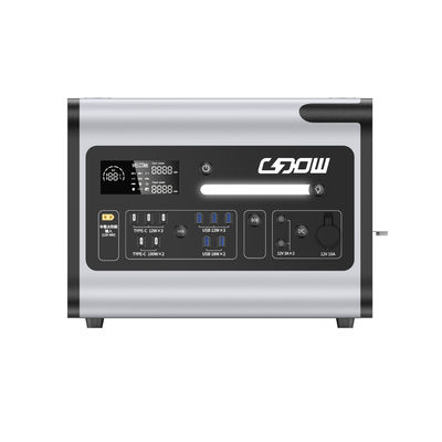 1800W-2400W সৌর চার্জিং জেনারেটর LiFePO4 ব্যাটারি পোর্টেবল মোবাইল পাওয়ার হোম পাওয়ার