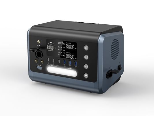 HT60 600W 700W 230V সৌর LiFePO4 লিথিয়াম ব্যাটারি প্যানেল সহ পোর্টেবল পাওয়ার স্টেশন