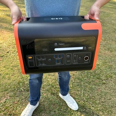 সৌর বায়ু বিদ্যুৎ কেন্দ্রের জন্য 600W 1800W 2000W পোর্টেবল লিথিয়াম আয়রন ফসফেট ব্যাটারি