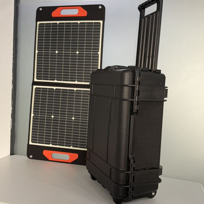 কালো 3000W পোর্টেবল পাওয়ার স্টেশন এসি উচ্চ ক্ষমতা আউটপুট 220V কোন ব্যাটারি অপসারণযোগ্য প্যাক