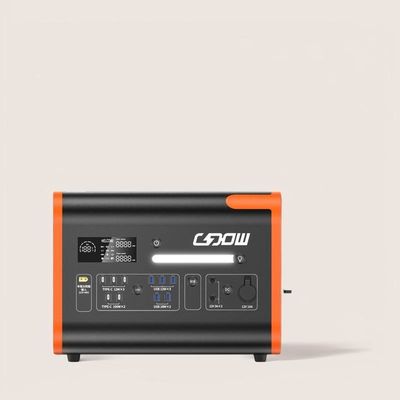 2048wh পোর্টেবল পাওয়ার স্টেশন BMS সুরক্ষা 2200W সৌর ব্যাটারি স্টোরেজ সিস্টেম