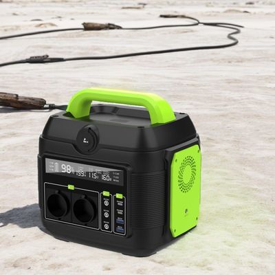 পোর্টেবল 600W/160000mAh দ্রুত চার্জিং পাওয়ার স্টেশন 110V এসি / ডিসি / ইউএসবি / টাইপ-সি আউটডোর আউটপুট পাওয়ার ব্যাংক