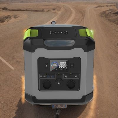 2000W 1680Wh LiFePO4 ব্যাটারি সৌর শক্তি স্টোরেজ জেনারেটর বহিরঙ্গন জরুরী Sos জন্য