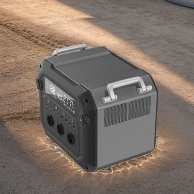 উচ্চ- 2500W 2340wh 110V 120V সৌর জেনারেটর ABS অ্যালুমিনিয়াম প্রোফাইল শেল উপাদান সঙ্গে
