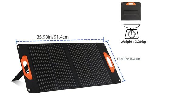 কাস্টমাইজেশন একক স্ফটিক সৌর কোষ 60W 100W 200W