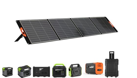 একক স্ফটিক সিলিকন PV মডিউল 100W 200W 300W সরকারী সৌর প্যানেল