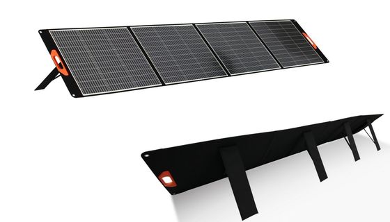 ব্ল্যাক পাওয়ার সোলার প্যানেল 400W আউটডোর হোম ফোল্ড আপ সোলার প্যানেল