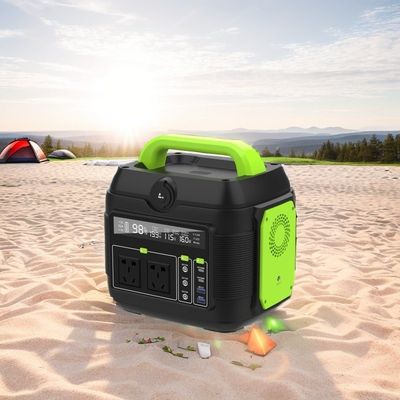 600W এনার্জি স্টোরেজ 300W ব্যাটারি ব্যাংক এবং 200W সৌর চার্জার সহ জরুরী মোবাইল পাওয়ার সাপ্লাই