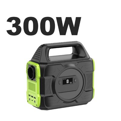 300W পোর্টেবল পাওয়ার স্টেশন পলিমার ব্যাটারি সৌর চার্জার সমস্ত ব্র্যান্ডের জন্য পাওয়ার সাপ্লাই