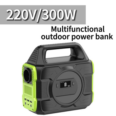 300W 220V সৌর শক্তি ব্যাংক পোর্টেবল জেনারেটর হোম সরবরাহ ক্যাম্পিং জরুরী S3