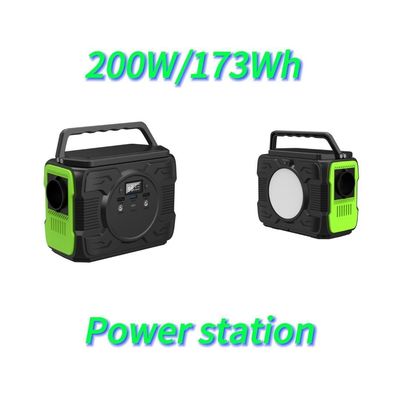 মোডিফাইড ওয়েভ এসি আউটপুট 200W শক্তি সঞ্চয়কারী মোবাইল আউটডোরের জন্য জরুরী পাওয়ার স্টেশন