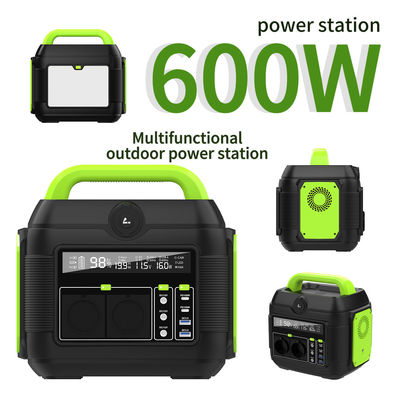 600W আউটডোর ক্যাম্পিং পোর্টেবল পাওয়ার স্টেশন 500W পাওয়ার ব্যাংক এস 6 সকেট টাইপ দক্ষিণ আফ্রিকা