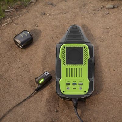 তরল স্ফটিক ডিসপ্লে এবং 2200W উচ্চ শক্তি আউটপুট সহ বহনযোগ্য বহিরঙ্গন পাওয়ার স্টেশন