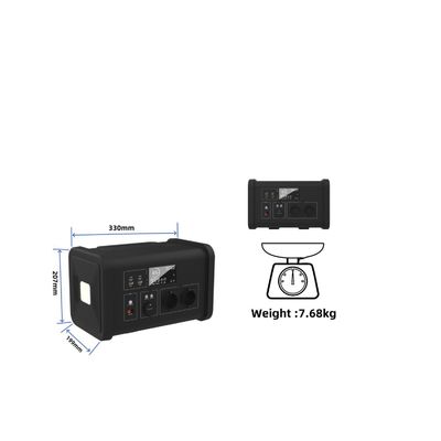 700W/537.6wh ক্যাম্পিং এবং হালকা শক্তি উৎস জন্য পোর্টেবল পাওয়ার স্টেশন