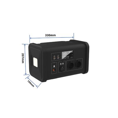 700W/537.6wh ক্যাম্পিং এবং হালকা শক্তি উৎস জন্য পোর্টেবল পাওয়ার স্টেশন