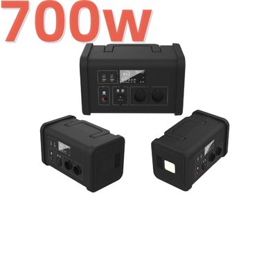 537.6wh নামমাত্র ক্ষমতা 700W সৌর শক্তি সহ বহনযোগ্য বিদ্যুৎ কেন্দ্র