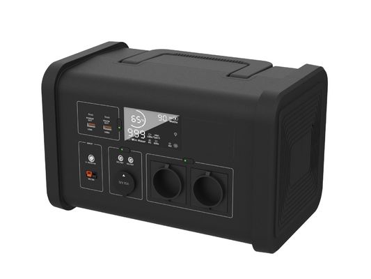 537.6wh নামমাত্র ক্ষমতা 700W সৌর শক্তি সহ বহনযোগ্য বিদ্যুৎ কেন্দ্র