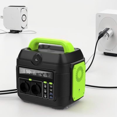 পোর্টেবল 600W দ্রুত চার্জিং পাওয়ার মিনি জরুরী জেনারেটর 100W শক্তি সঞ্চয় সঙ্গে