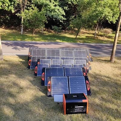 এসি বিশুদ্ধ সাইনস ওয়েভ আউটপুট ওয়েভফর্ম 2000W LiFePO4 ব্যাটারি পোর্টেবল মোবাইল পাওয়ার সাপ্লাই