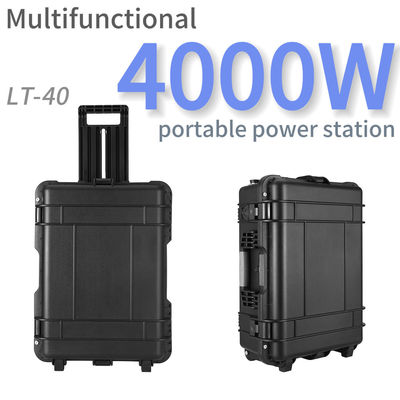 3000W পোর্টেবল পাওয়ার স্টেশন 4000W ব্যক্তিগতকৃত LiFePO4 সৌর জেনারেটর