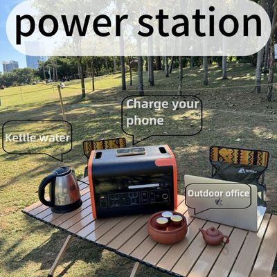 UN38.3 MSOS 2200W পাওয়ার স্টেশন কাস্টমাইজযোগ্য কমলা কালো