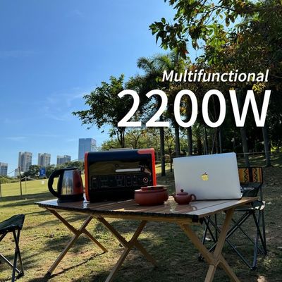 এসি চার্জিং সৌরচালিত জেনারেটর 1500W 2000W পোর্টেবল সৌর জেনারেটর