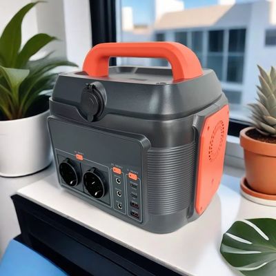576wh পোর্টেবল পাওয়ার স্টেশন 110V 220V 600W সৌর জেনারেটর