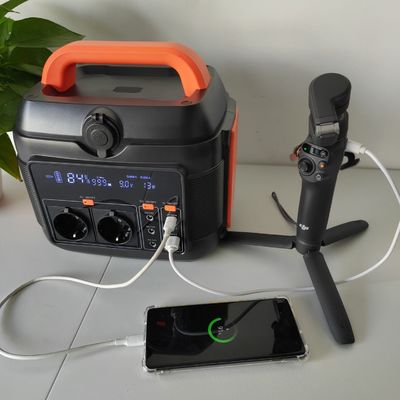 600W/576wh টাইপ-সি 2 Pd27W আউটপুট সহ সরাসরি মাল্টি-ফাংশনাল পোর্টেবল পাওয়ার স্টেশন