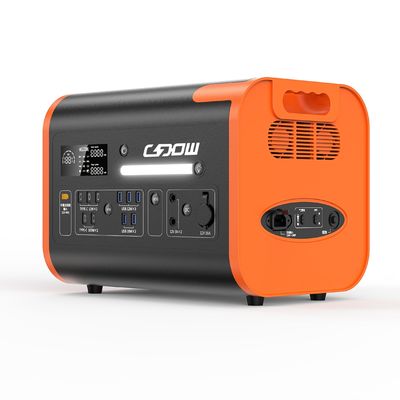 বিশুদ্ধ সাইন ওয়েভ 2200W জরুরী পোর্টেবল পাওয়ার স্টেশন পাওয়ার স্টেশন 2200 ওয়াট