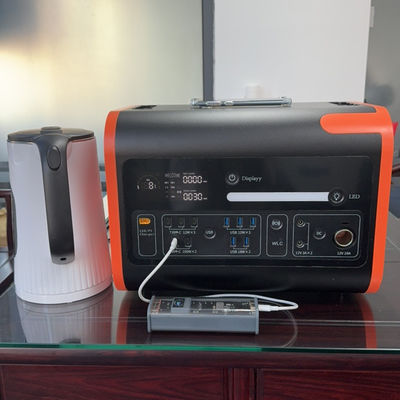 2200W Lifepo4 পোর্টেবল পাওয়ার স্টেশন 2048wh LiFePO4 সৌর জেনারেটর